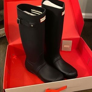 ❌sold BNIB Matte Black Classic Hunter Boots❌